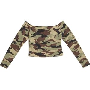 Guess Camo Crop Top